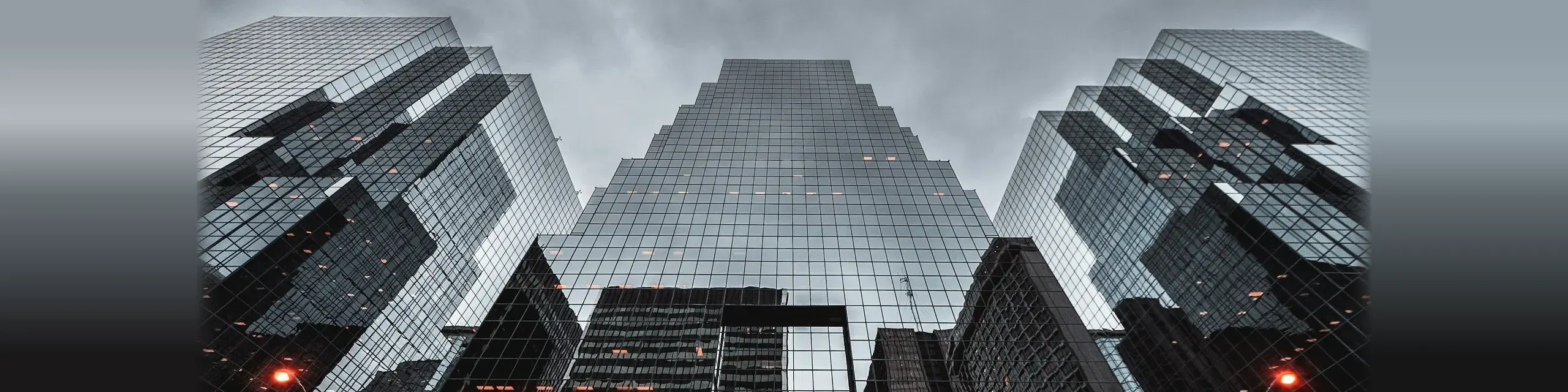 Glass towers with a clear structural design